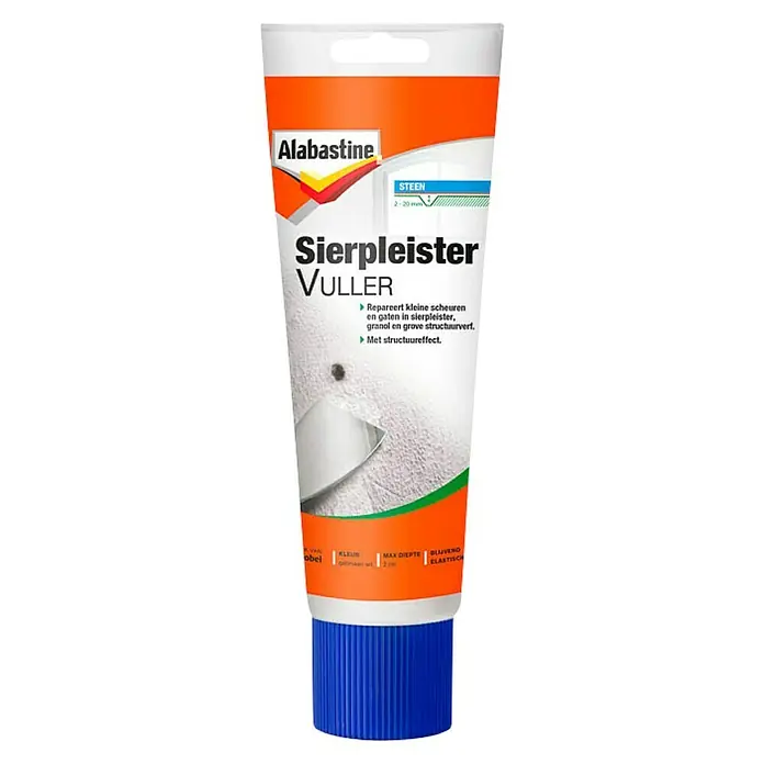 Alabastine Vulmiddel Sierpleister - 300 g, Tube - Bovenaanzicht