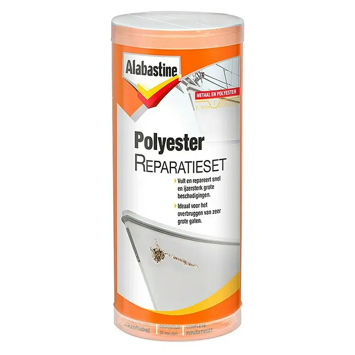Alabastine Reparatieset Polyester - 7 -delig - Vooraanzicht