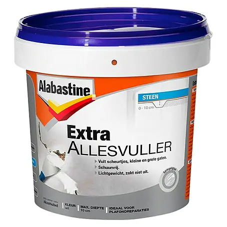 Alabastine  Vulmiddel Extra Allesvuller Steen