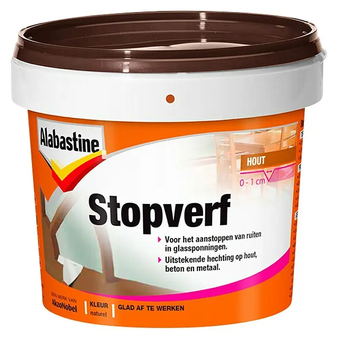 Alabastine Stopverf - 1 kg, Emmer - Vooraanzicht