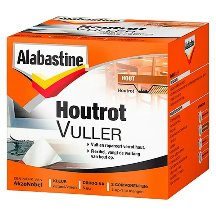 Alabastine Vulmiddel Houtrot - 1 kg - Vooraanzicht