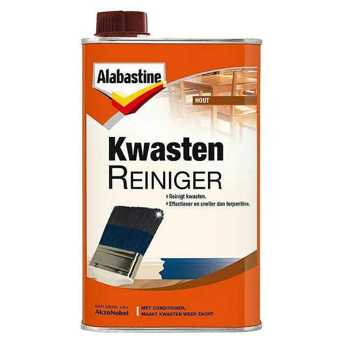 Alabastine Kwastenreiniger - 500 ml, Blik - Vooraanzicht