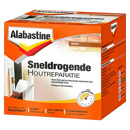 Alabastine  Reparatieplamuur voor hout Sneldrogend