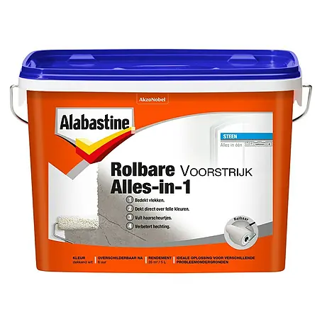 Alabastine  Voorstrijk Rolbaar Alles-in-1
