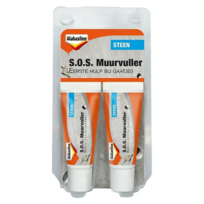 Alabastine Vulmiddel SOS Muurvuller - 40 ml, Tube - Vooraanzicht