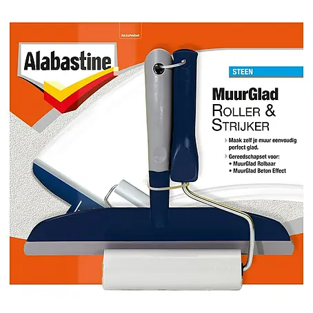 Alabastine  Gereedschapsset Muurglad Roller & Strijker