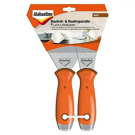 Alabastine  Plamuurmessen set Houtrot en Houtreparatie