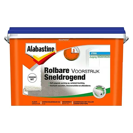 Alabastine  Voorstrijk Rolbaar Sneldrogend