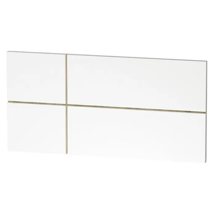 Muebles Pitarch Cabecero de cama Elsa - L x An x Al: 3,2 x 100 x 50 cm, Blanco/Roble cambrian - Vista frontal