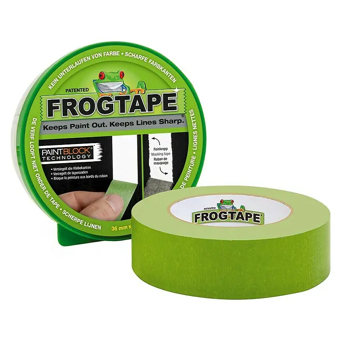 Frogtape Kreativklebeband Multi-Surface - 41,1 m x 36 mm, Grün - Diagonale Ansicht