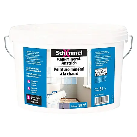SchimmelX  Wandfarbe Kalk-Mineral-Anstrich