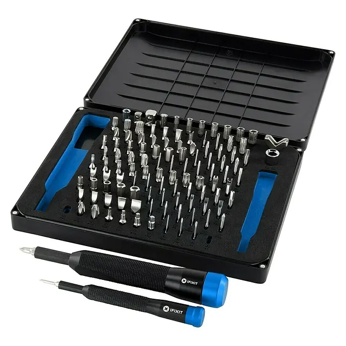 iFixit Bit-Set Manta Precision - 114 -tlg., Geeignet für: Smartphones - Diagonale Ansicht