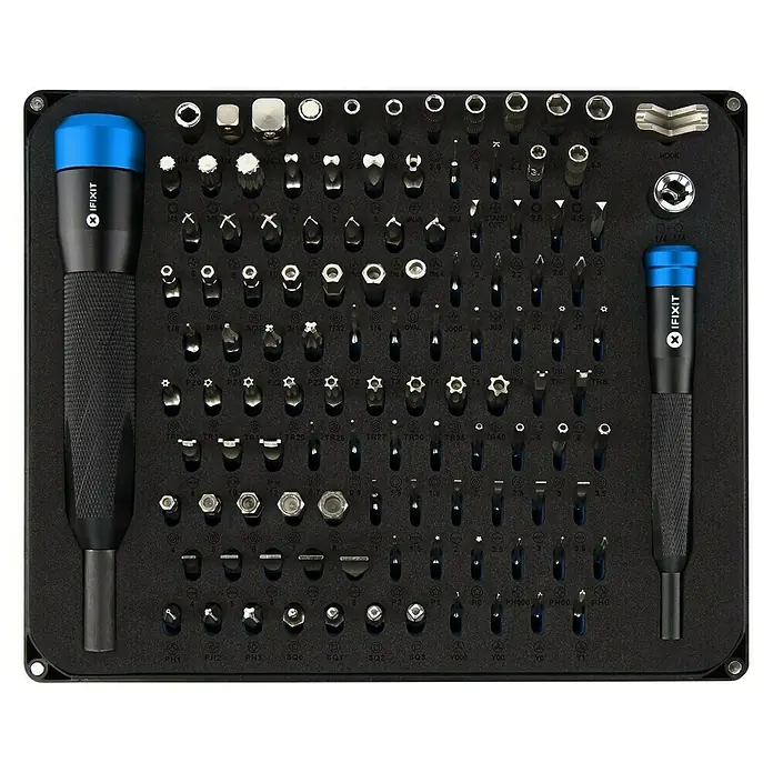 iFixit Bit-Set Manta Precision - 114 -tlg., Geeignet für: Smartphones - Ansicht von oben