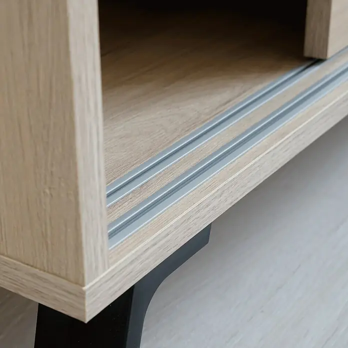 Muebles Pitarch Aparador Kamet - L x An x Al: 40 x 120 x 87 cm, Roble aurora - Primer plano