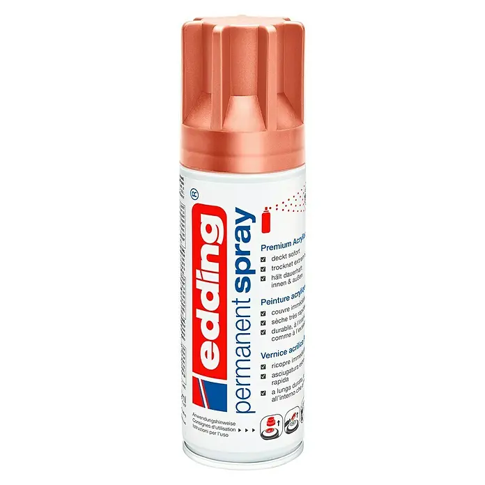 Edding Permanent Spray - Kupfer, 200 ml - Vorderansicht