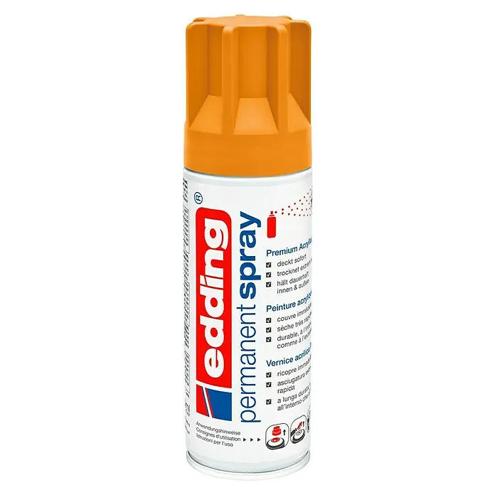 Edding Permanent Spray - Bernstein, 200 ml - Vorderansicht
