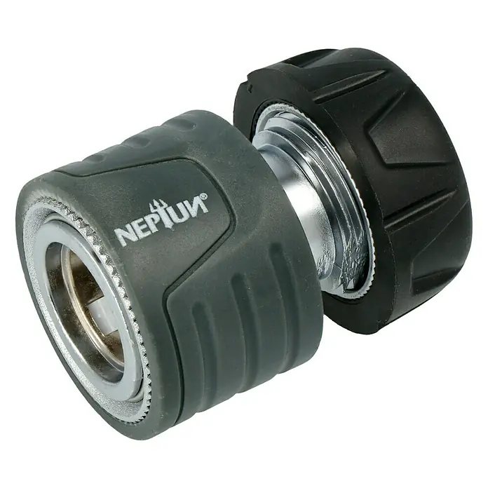 Neptun Alu-Kupplung - ¾″ - Diagonale Ansicht