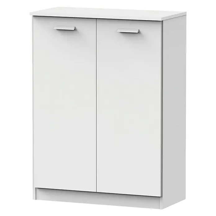 Muebles Pitarch Armario multiuso - L x An x Al: 36 x 74 x 101 cm, Blanco - Vista frontal