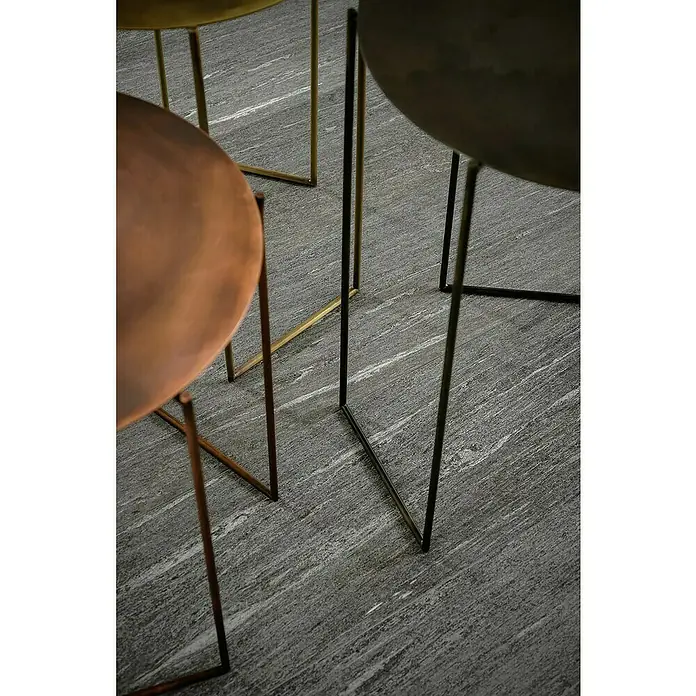 Marazzi Feinsteinzeugfliese Davos - 30 x 60 cm, Anthrazit, Matt - Detailaufnahme