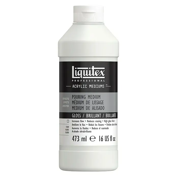 Liquitex Professional Gießmedium Gloss - 473 ml, Transparent - Vorderansicht
