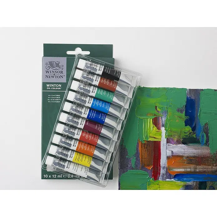 Winsor & Newton Winton Ölfarben-Set - 10 Stk. x 12 ml, Tube - Stimmungsaufnahme