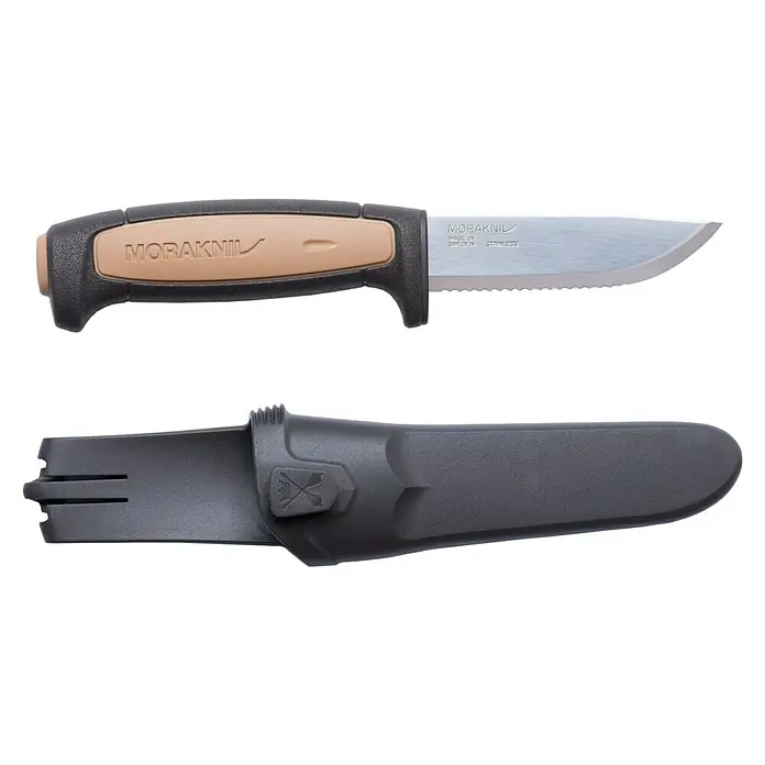 Morakniv Messer Pro Rope Sealed - Klingenlänge: 91 mm, Art Klinge: Gezahnte Schneide - Ansicht von oben