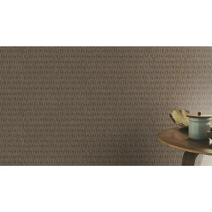 Rasch Factory 4 Vliestapete Rauten-Allover - Bronze, Grafisch, 10,05 x 0,53 m - Stimmungsaufnahme