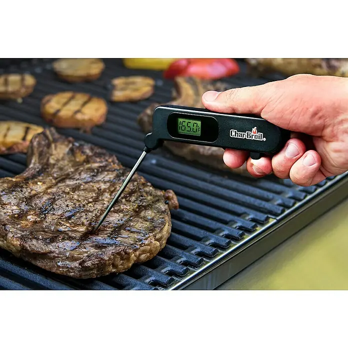 Char-Broil Grill-Thermometer - Digital, L x B x H: 25 x 1,5 x 3,7 cm - Anwendungsbeispiel