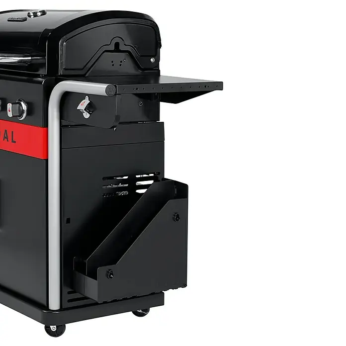 Char-Broil Aufbewahrungsbox - L x B x H: 38,1 x 13 x 38,8 cm, Kunststoff, Schwarz - Detailaufnahme