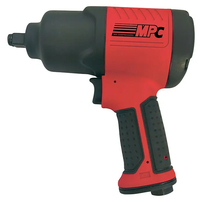 MPC Atornillador neumático EN-12800 - Consumo de aire: 190 l/min, 800 Nm, 7.500 r.p.m. - Vista de perfil izquierdo