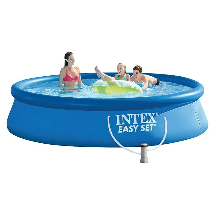 Intex Easy Pool bazen set - Ø x V: 305 x 76 cm, 3.853 l, Plave boje - Proizvod u upotrebi