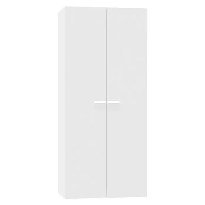 Muebles Pitarch Armario para ropa Tibet - L x An x Al: 52 x 79 x 180 cm, Blanco - Vista frontal