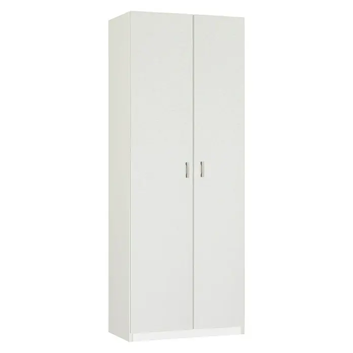 Muebles Pitarch Armario multiuso 102 - L x An x Al: 35 x 80 x 180 cm, Blanco - Vista frontal
