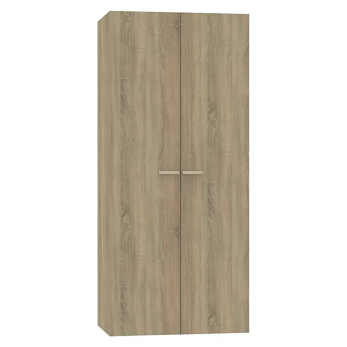 Muebles Pitarch Armario para ropa Tibet - L x An x Al: 52 x 79 x 180 cm, Roble - Vista frontal