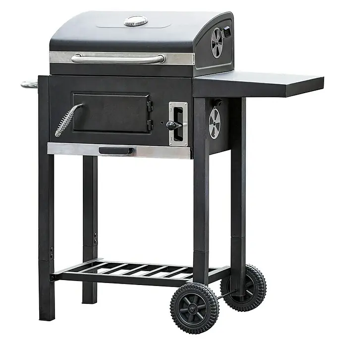 Grillstar Barbacoa carro Boston - 46 x 89 x 96 cm, Con carro para herramientas - Vista angular