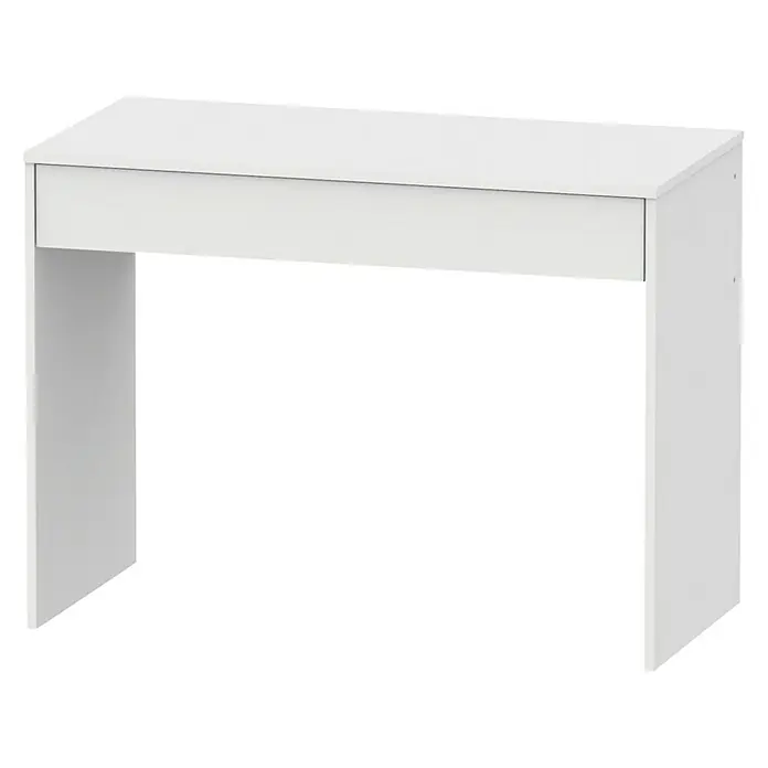 Muebles Pitarch Mesa de escritorio Turín - L x An x Al: 50 x 100 x 75 cm, Blanco - Vista frontal