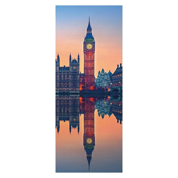 SanDesign Acryl-Verbundplatte - 100 x 250 cm, Romantic London - Draufsicht