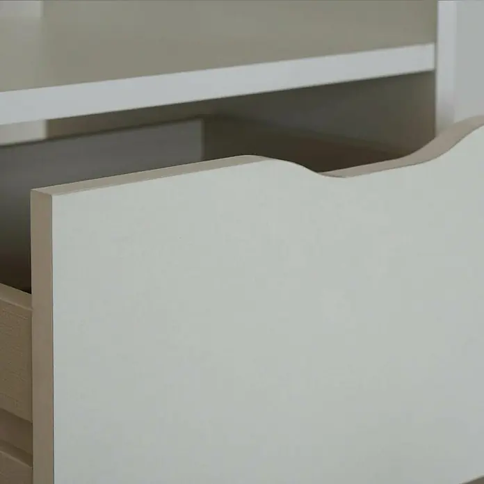 Muebles Pitarch Mesa de escritorio Eko - L x An x Al: 50 x 115 x 76 cm, Blanco - Primer plano