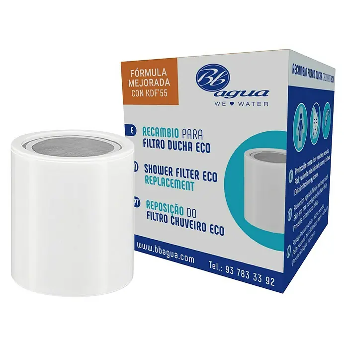 Bb agua Cartucho de repuesto ECO - Apto para: Grifería de ducha - Vista angular