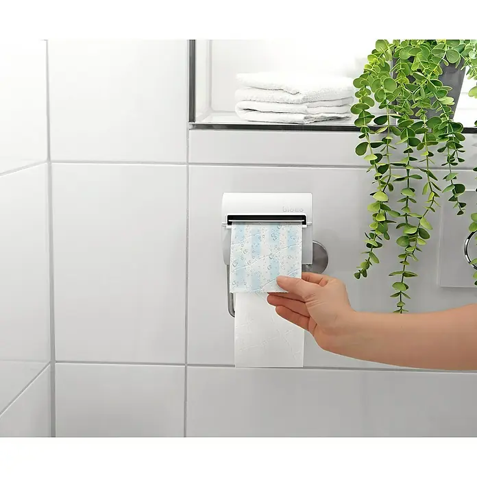 Toilettenpapierbefeuchter bideo - Weiß/Chrom, Glänzend - Stimmungsaufnahme