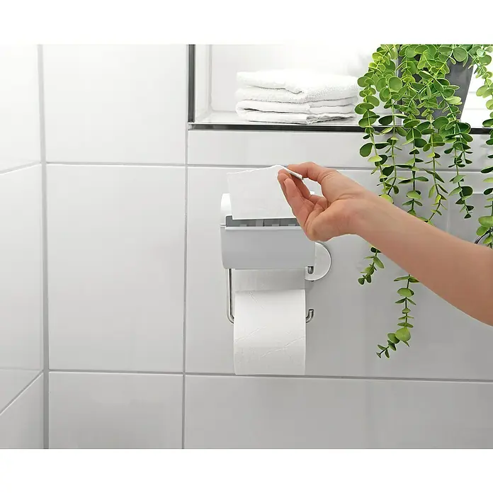 Toilettenpapierbefeuchter bideo - Weiß/Chrom, Glänzend - Stimmungsaufnahme
