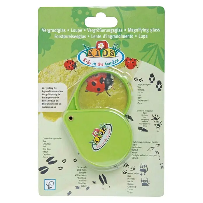 Esschert Design Sklopivo povećalo - D x Š x V: 1,8 x 6,5 x 15,4 cm - Pogled s gornje strane