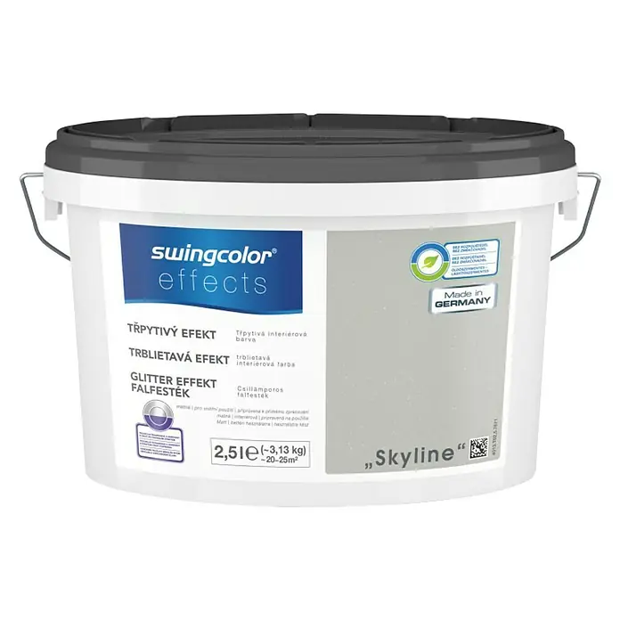 swingcolor Boja s efektom Glitter - Skyline, 2,5 l - Pogled sprijeda
