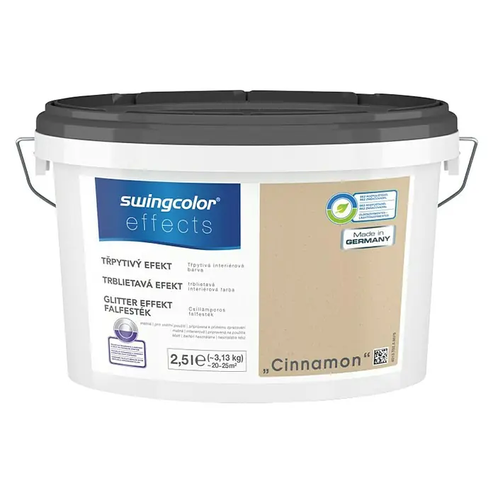 swingcolor Boja s efektom Glitter - Cimet, 2,5 l - Pogled sprijeda