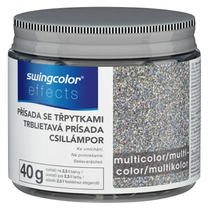 swingcolor Boja s efektom Glitter - Boja: Višebojna, 40 g - Pogled sprijeda