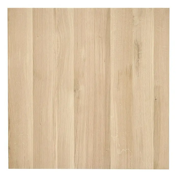 Tischplatte - Eiche, 70 x 70 x 2,6 cm - Draufsicht