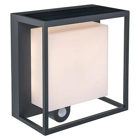 Lutec  Aplique exterior LED con sensor Curtis