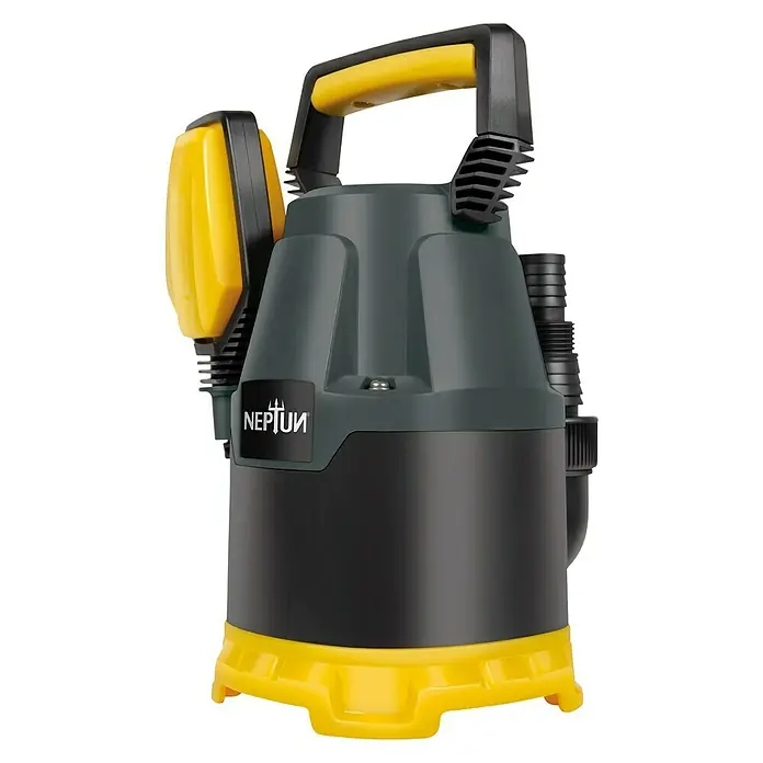 Neptun Schoonwater dompelpomp - 220 W, Max. waterdoorvoer: 7.500 l/u - Diagonaal zicht