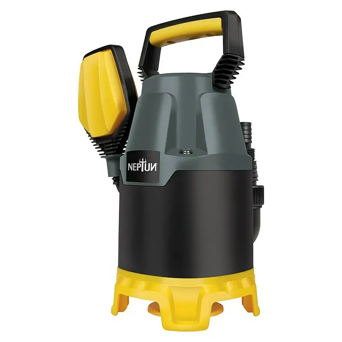 Neptun Schmutzwasserpumpe NSP-E 33 - 330 W, Max. Fördermenge: 9.500 l/h - Diagonale Ansicht