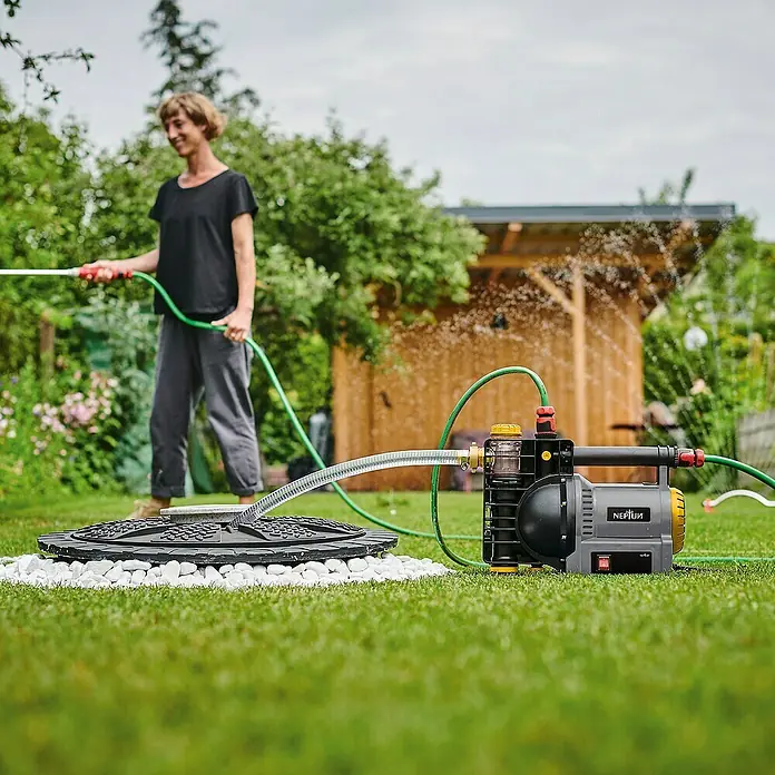 Neptun Gartenpumpe NGP-E 120 - 1.100 W, Max. Fördermenge: 4.500 l/h - Anwendungsbeispiel